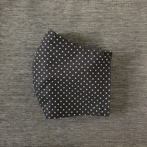 Polkadots - Mini witte dots op zwart